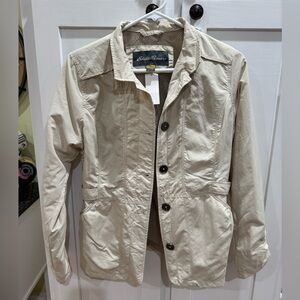 Eddie Bauer Beige Button-Up Jacket
